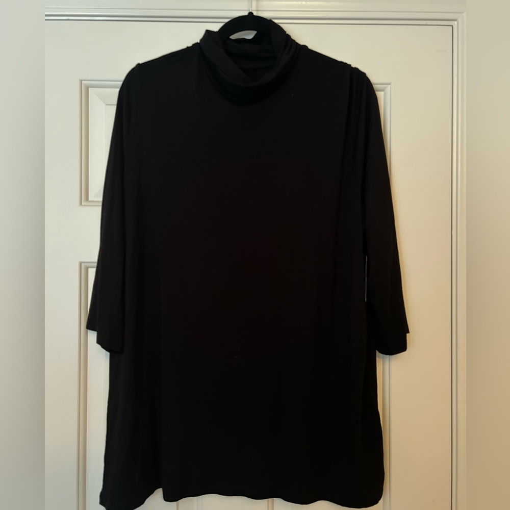 Black Torrid Mid Sleeve Turtle Neck